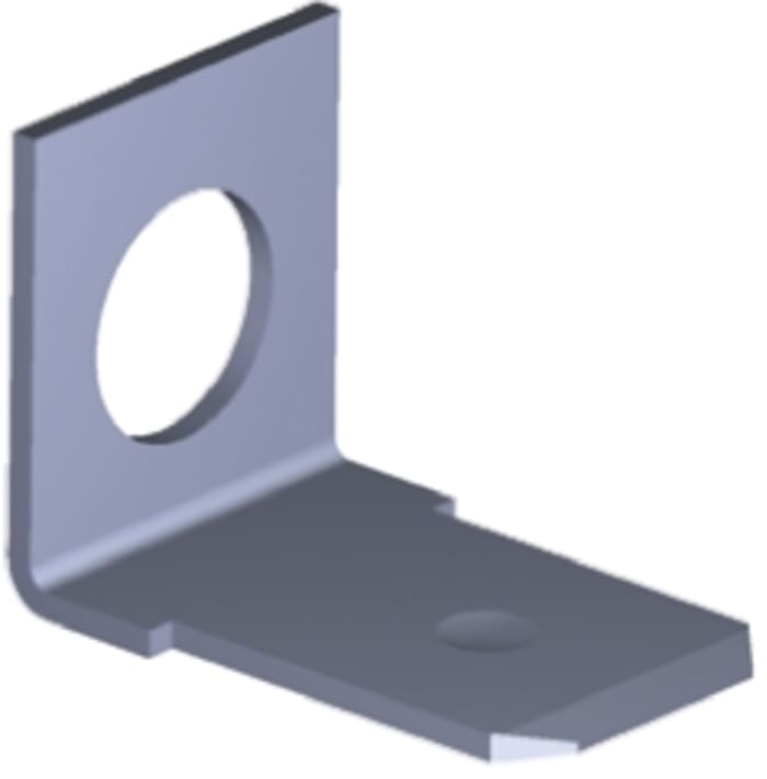 TE Connectivity FASTON .250 Uninsulated Male Spade Connector, PCB Tab, 6.35 x 0.81mm Tab Size