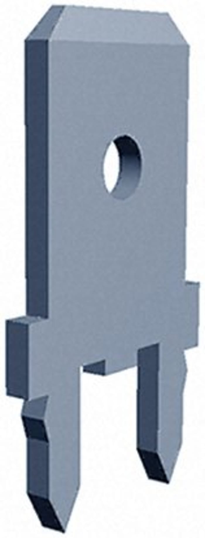 TE Connectivity Solder Tab Terminal, Uninsulated, Tin over Copper/Nickel, Straight, 6.35 x 0.83mm