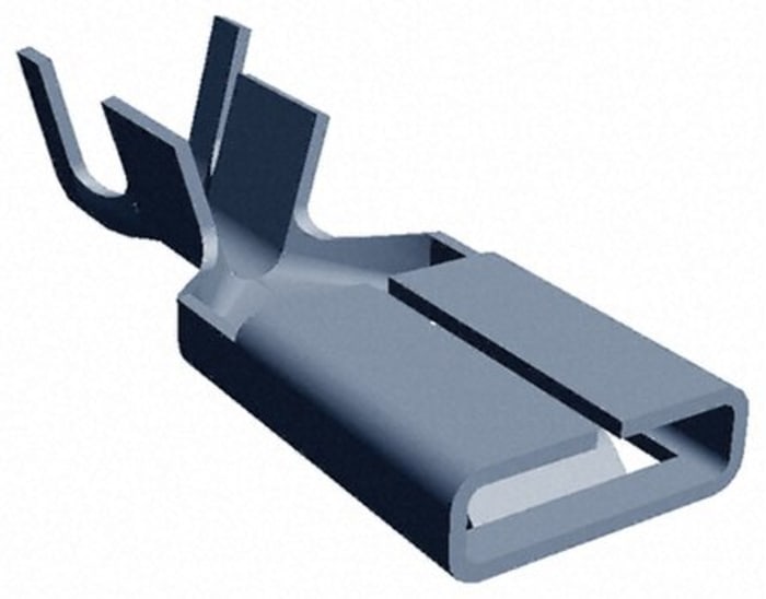 TE Connectivity Microlock Uninsulated Female Crimp Receptacle, 6.35 x 0.8mm Tab Size