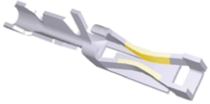 TE Connectivity AMP-QUICK Series Female Crimp Terminal, 28AWG Min, 24AWG Max