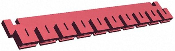 TE Connectivity, AMPMODU Shunt Straight Red 2 Way 1 Row 2.54 mm Pitch