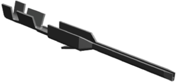 TE Connectivity AMPMODU MOD IV Series Male Crimp Terminal, 26AWG Min, 22AWG Max