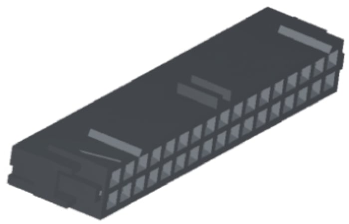 Tyco Electronics 34-Way IDC Connector Socket for Cable Mount, 2-Row