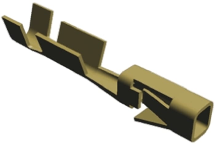 TE Connectivity AMPMODU MOD IV Series Female Crimp Terminal, 26AWG Min, 22AWG Max
