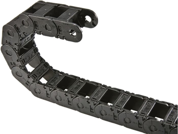 Igus 2400, e-chain Siyah, Igumid G Kablo Kanalı, 38mm (İç), 54mm (Dış) x 25 (Internal) mm, 35 (External) mm mm