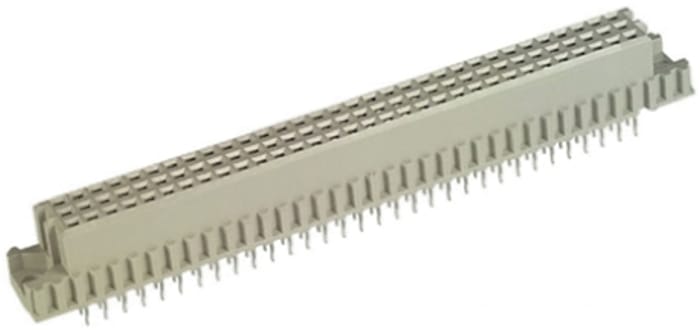 TE Connectivity Eurocard 96 Way 2.54mm Pitch, Type C Class C2, 3 Row, Straight DIN 41612 Connector, Socket