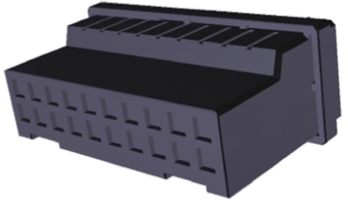 TE Connectivity, Dynamic 3000 Male Connector Housing, 5.08mm Pitch, 20 Way, 2 Row