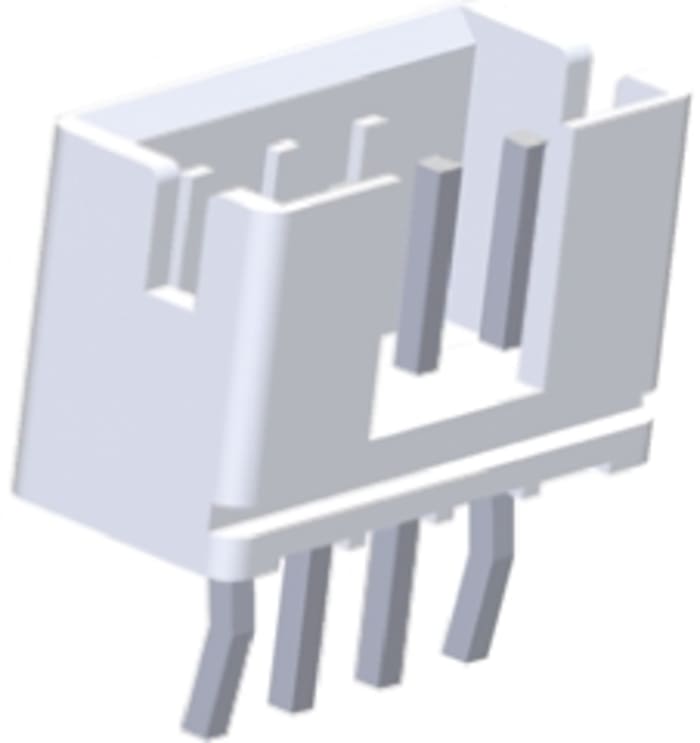 TE Connectivity HPI Series Straight Through Hole PCB Header, 4 Contact(s), 2.0mm Pitch, 1 Row(s), Shrouded