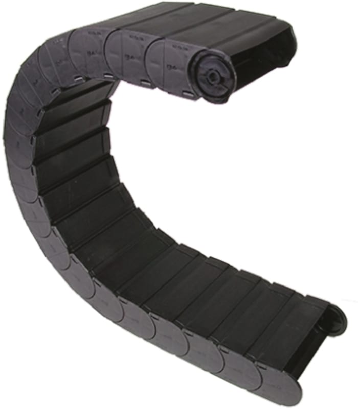 Goulotte Igus 167, e-chain, Longueur 1m, Largeur 168 mm, Profondeur 64mm, en Igumid G Noir