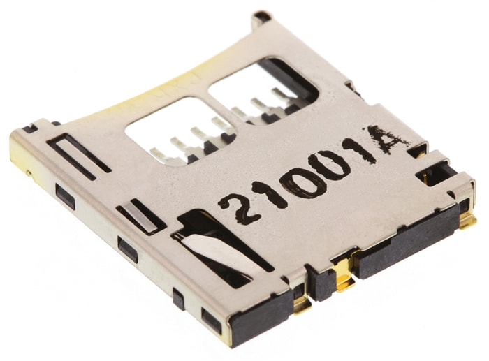 Molex, 502579 8 Way Right Angle Push/Push Micro SD Memory Card Connector With Solder Termination