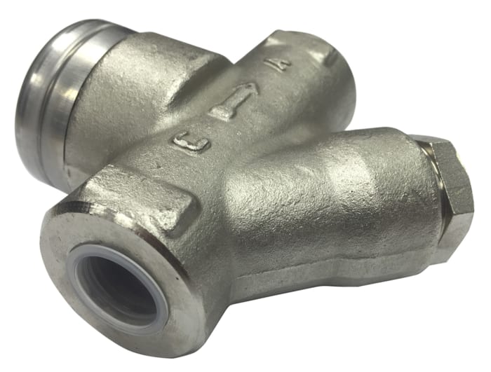 RS PRO 42 bar Carbon Steel Thermodynamic Steam Trap, 1/2 in BSP Female