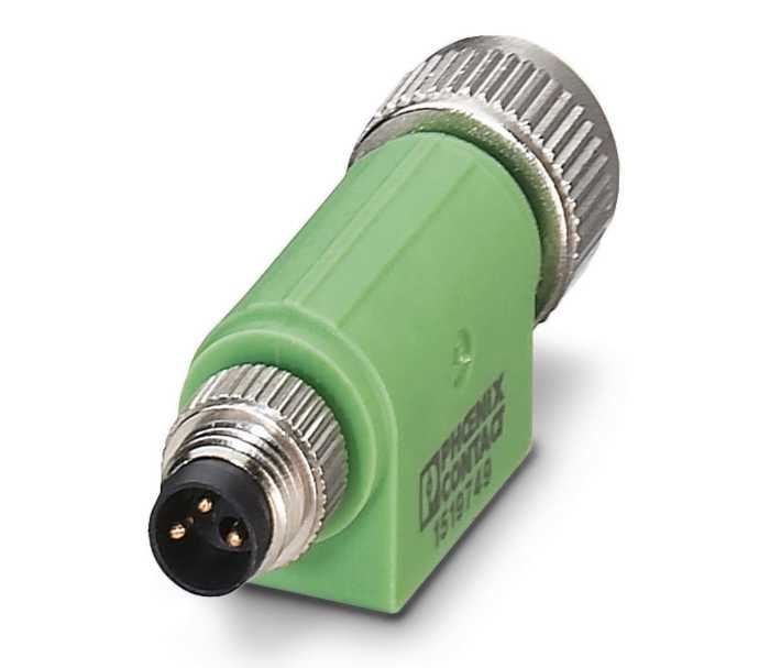 Phoenix Contact Straight Circular Connector Adapter 3 M8 3 M12 Female