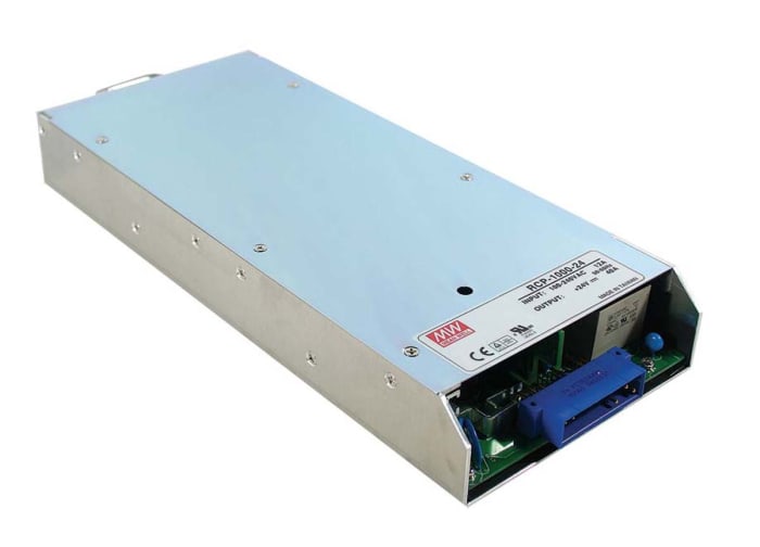 MEAN WELL Switching Power Supply, RCP-1000-24RS, 24V dc, 40A, 960W, 1 Output, 127 → 370 V dc, 90 → 264 V