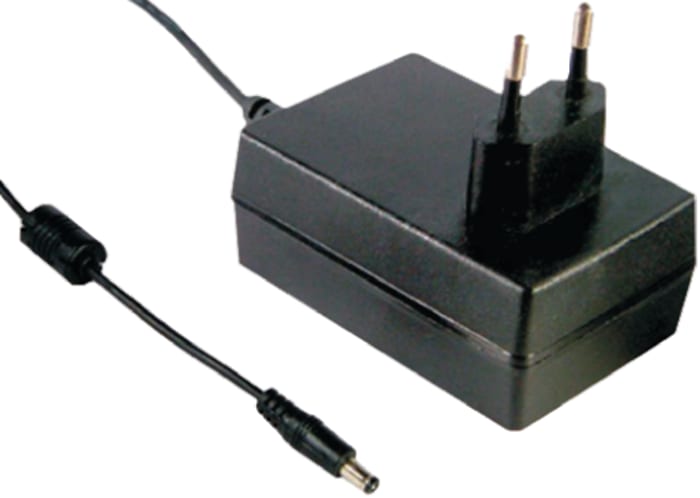 MEAN WELL 22.5W Plug In Power Supply 5V dc Output, 4.5A Output