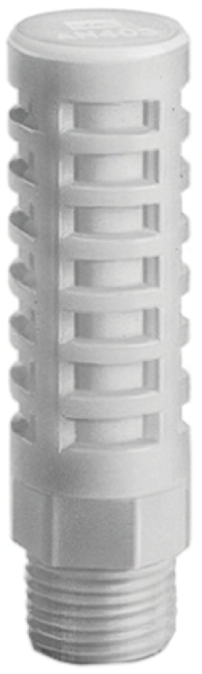 SMC AN PE 1MPa Pneumatic Silencer, Threaded, R 1/2 Male