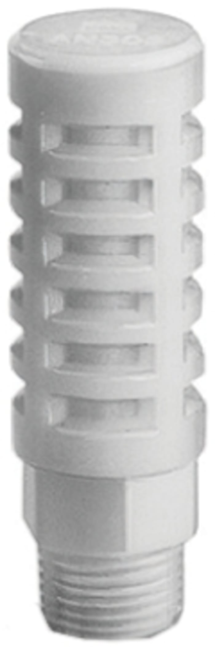 SMC AN PP 1MPa Pneumatic Silencer, Threaded, R 1/8 Male