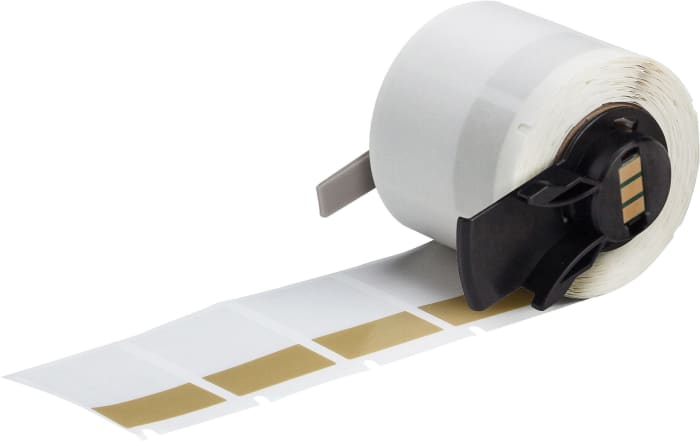 Brady B-427 Self-laminating Vinyl Brown/Transparent Cable Labels, 25.40mm Width, 38.1mm Height, 250 Qty