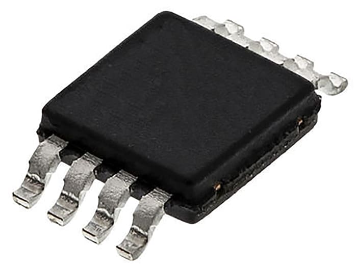 MCP6002-E/MS Microchip, Op Amp, RRIO, 1MHz, 1.8 → 6 V, 8-Pin MSOP