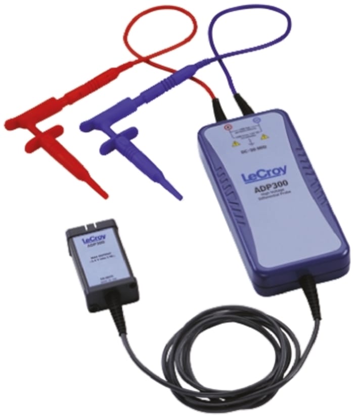 Teledyne LeCroy ADP30X Series ADP305 Oscilloscope Probe, Active, Differential, High Voltage Type, 100MHz, 1000x, 100x