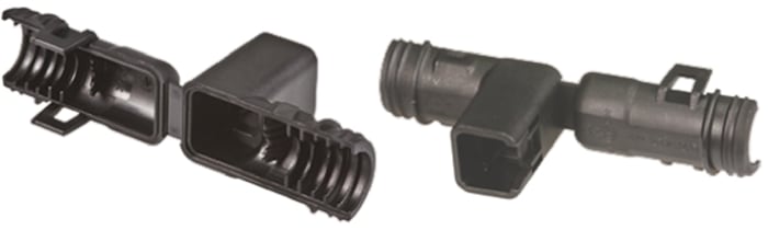 Deutsch DT 2-way Automotive Connector Backshell Backshell, 1011-256-0205