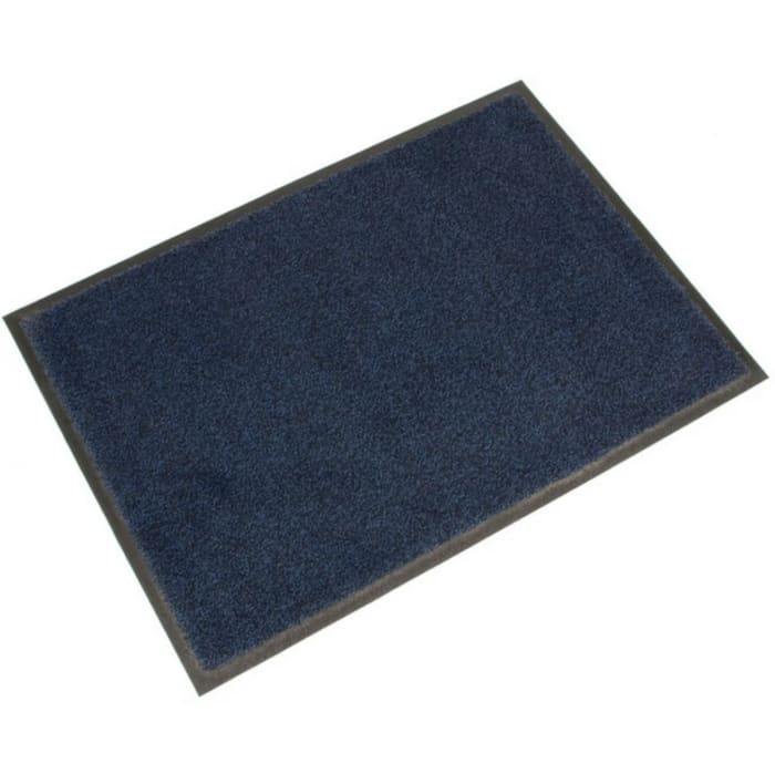 Coba Europe COBAwash, Entrance Mat, Straight Set, Indoor Use, Black/Steel, 0.85m 1.2m 8mm