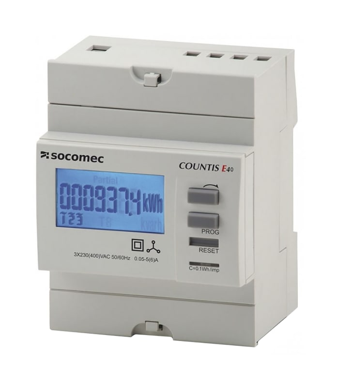Socomec 3 Phase LCD Energy Meter
