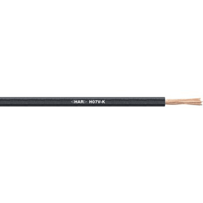 Fils de câblage Lapp, ÖLFLEX® H07V-K, 2,5 mm², Noir, 100m, 750 V