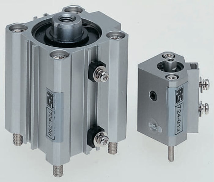 Vérin compact pneumatique SMC CQ2 Double Action , alésage de 32mm, course de 10mm