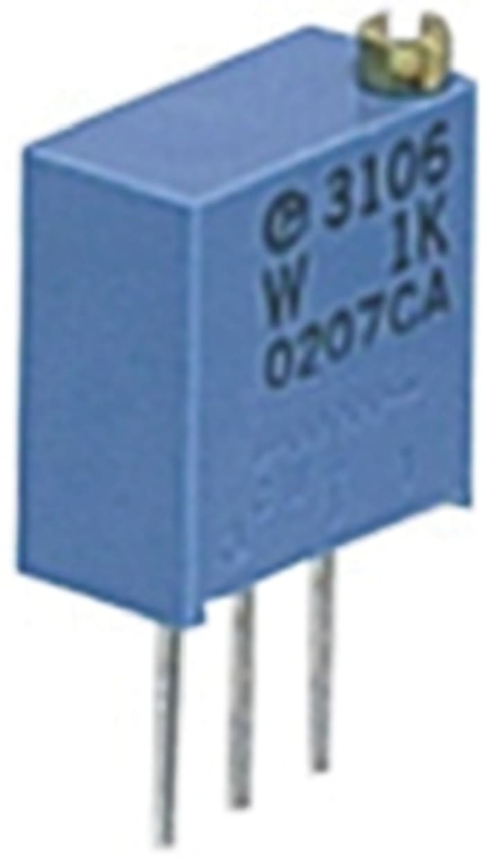 100Ω, Through Hole Trimmer Potentiometer 1/2W Murata
