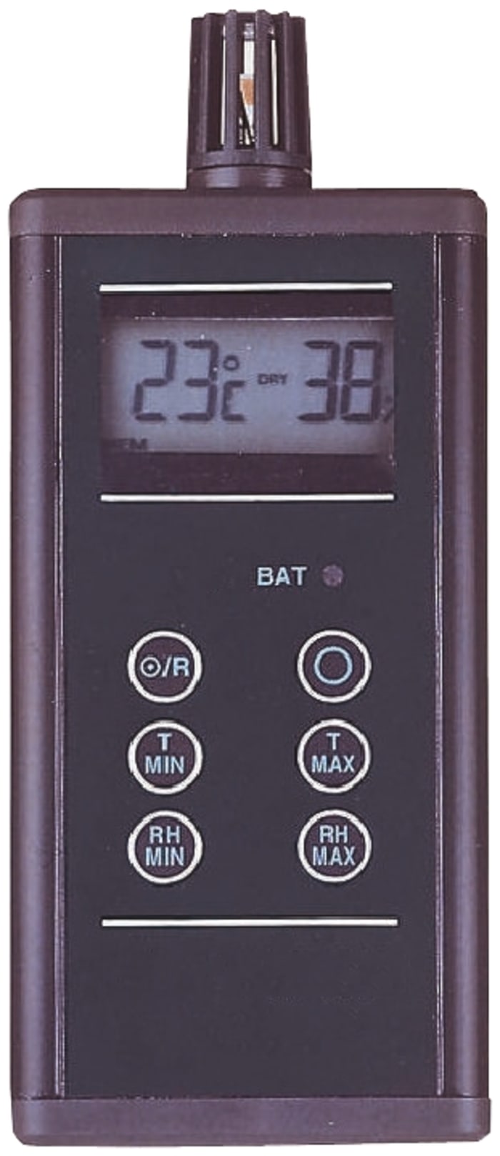 RS PRO Handheld Thermohygrometer, ±5 %RH Accuracy, +50°C Max, 95%RH Max
