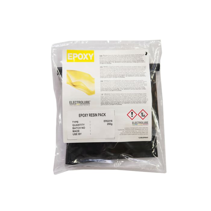 Pack de Résine d'enrobage ER2218 Electrolube Epoxy Noir 250 g