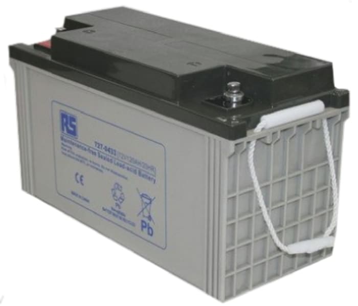 RS PRO 12V T11 Sealed Lead Acid Battery, 120Ah