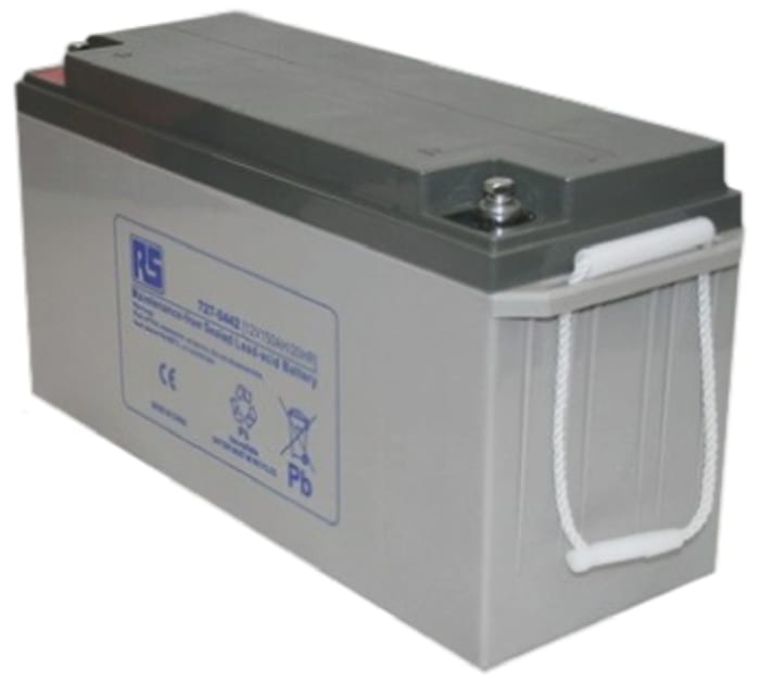 RS PRO 12V T11 Sealed Lead Acid Battery, 150Ah