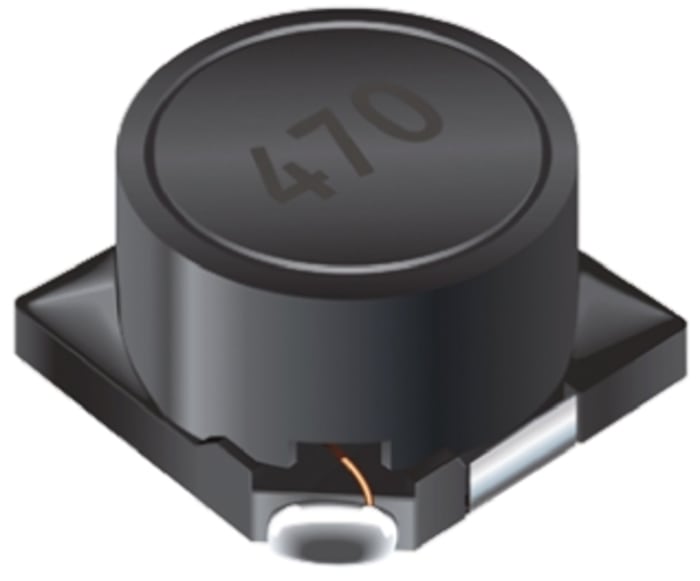 Bourns, SRR7045, 7045 Shielded Wire-wound SMD Inductor with a Ferrite Core, 1 mH ±20% Wire-Wound 250mA Idc Q:90
