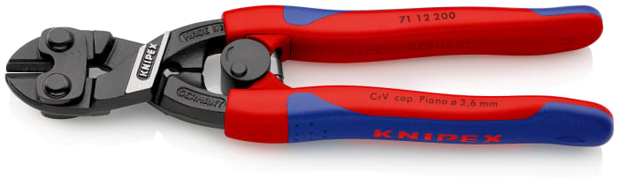Knipex 71 12 200 200 mm High Performance Chrome Vanadium Steel Compact bolt cutter