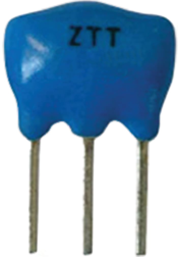 ZTT6.00MGF, Ceramic Resonator, 6MHz, 3-Pin, 10 x 5 x 8mm