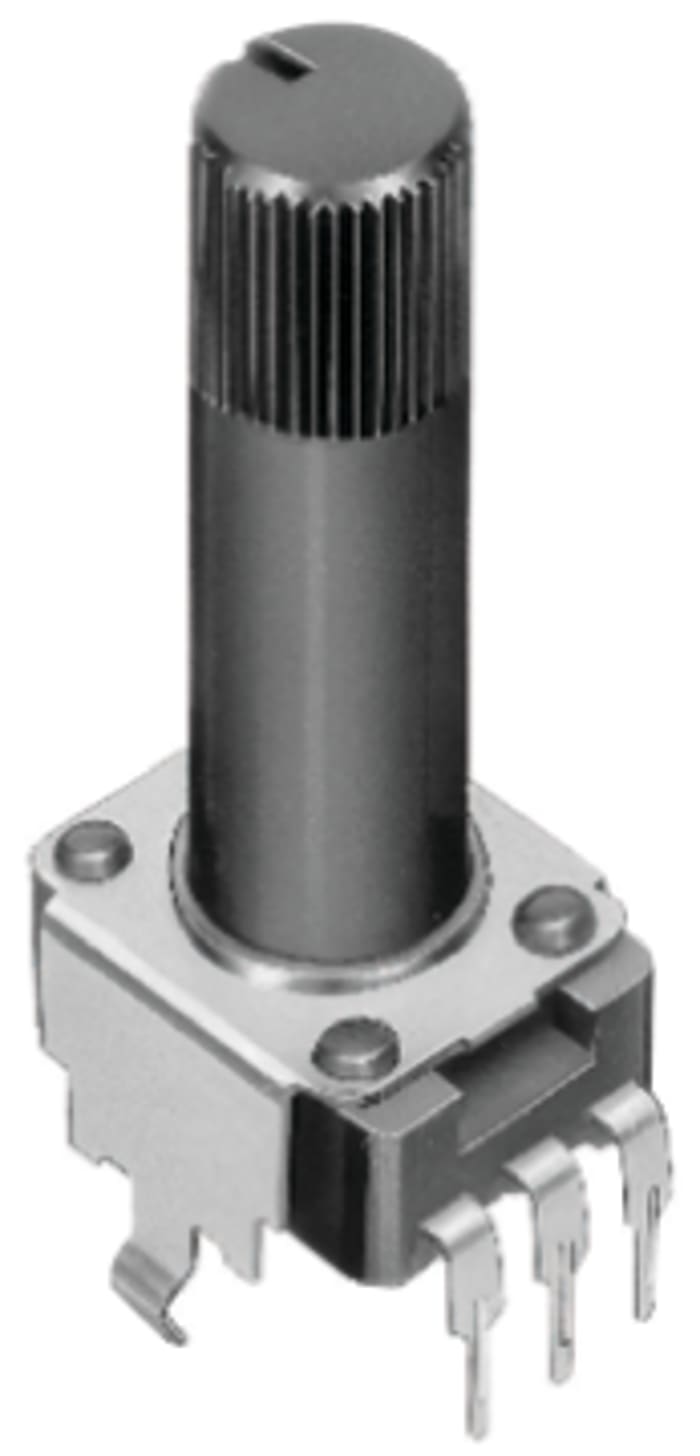 Alps 10kΩ Linear Potentiometer Through Hole, RK09K1130A5R