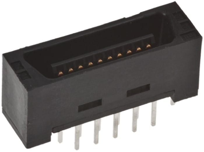 Hirose FX2 Series Straight Through Hole PCB Header, 60 Contact(s), 1.27mm Pitch, 2 Row(s)