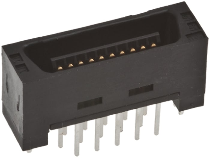 Hirose FX2 Series Straight Through Hole PCB Header, 60 Contact(s), 1.27mm Pitch, 2 Row(s)