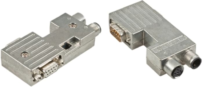 Provertha Right Angle, Male, 9 Way, Screw Terminal D-sub Connector