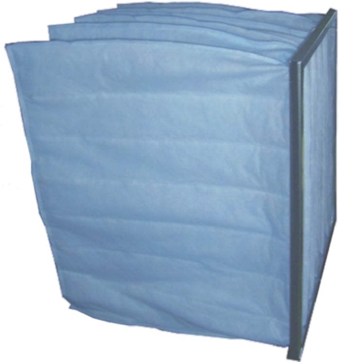 RS PRO PP Bag Filter, G4 Grade, 8 MERV Rating, 592 x 592 x 350mm