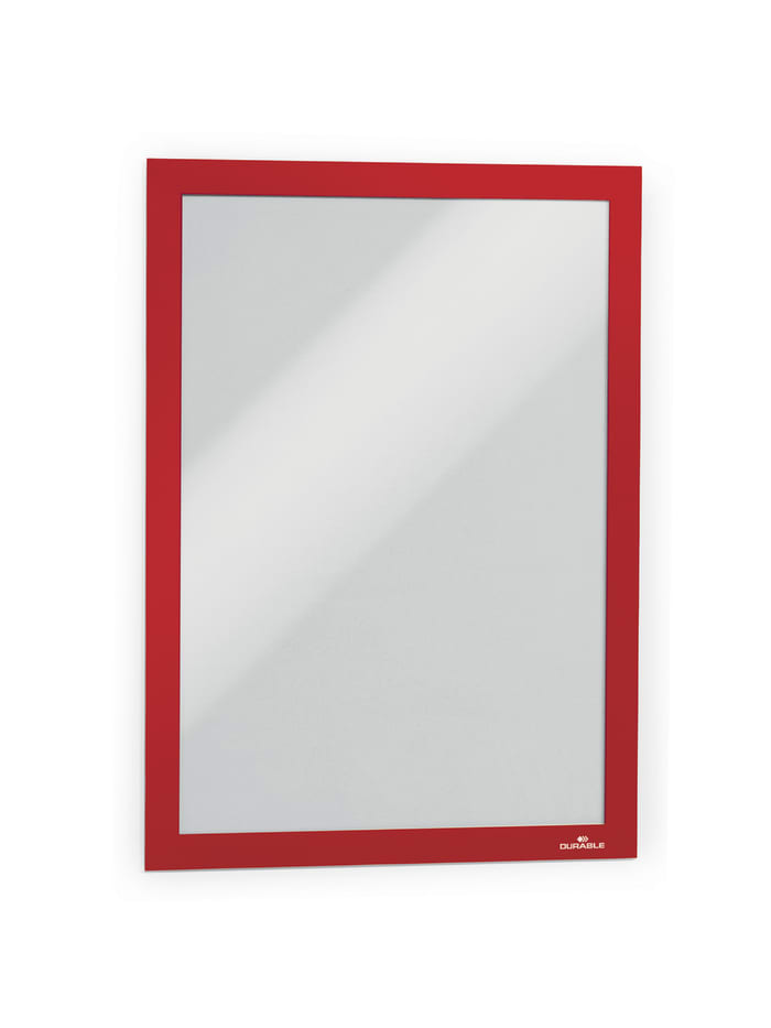 Durable DURAFRAME® Red A4 Smooth and rigid Information Frame, 323mm Height, 236mm Width