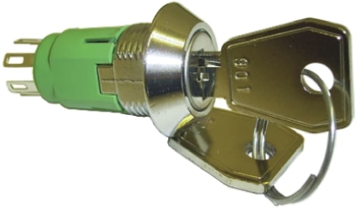 Key switch,tapered bezel with same key