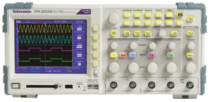 Tektronix TPS2024B TPS2000 Series, 200MHz Bench Oscilloscope, 4 Analogue Channels