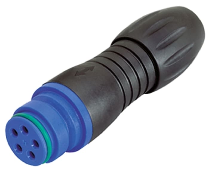 binder Circular Connector, 8 Contacts, Cable, Miniature Connector, Plug, Female, IP67, 720 Series