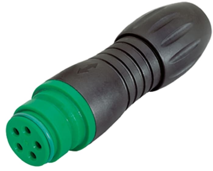binder Circular Connector, 8 Contacts, Cable, Miniature Connector, Plug, Female, IP67, 720 Series