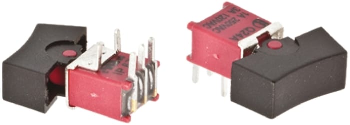 RS PRO SPDT, Latching Rocker Switch Panel Mount