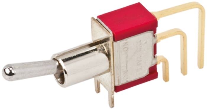 RS PRO Toggle Switch, PCB Mount, On-(On), SPDT, Through Hole Terminal
