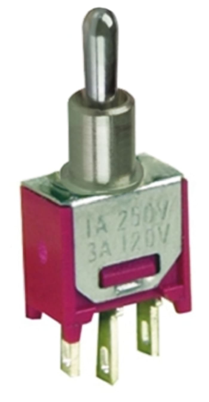 RS PRO Toggle Switch, Panel Mount, On-On, SPDT, Solder Terminal