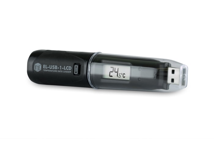 Lascar EL-USB-1-LCD Temperature Data Logger, USB, 1 Input Channel(s)